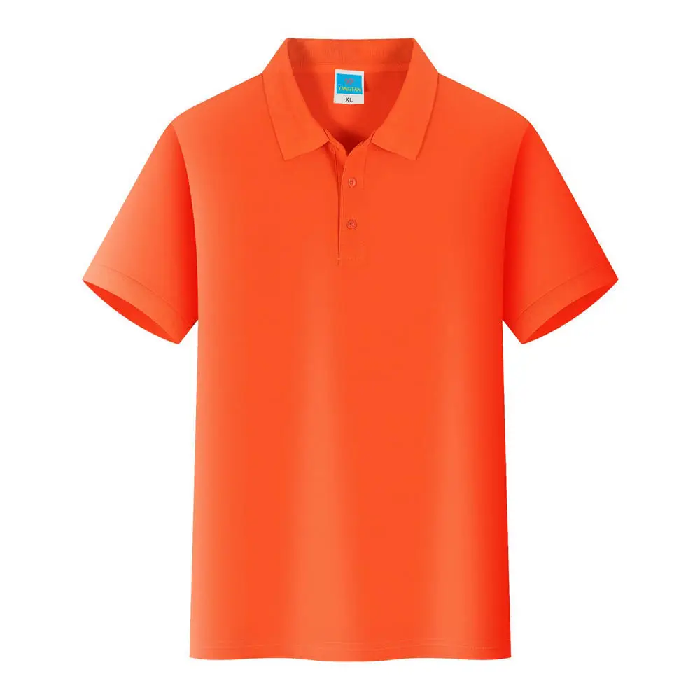 Black Cotton Polo Shirt with Logo Print - Image 16