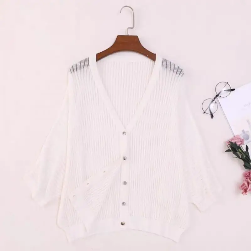 Women's 2022 Knitted Cardigan Summer Sunscreen Sleeve
