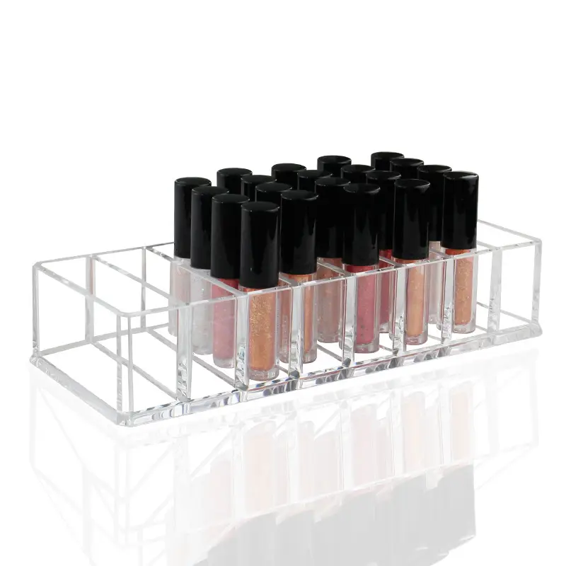 8-Grid Acrylic Makeup Organizer with Eye Shadow & Lip Gloss Storage - Image 4