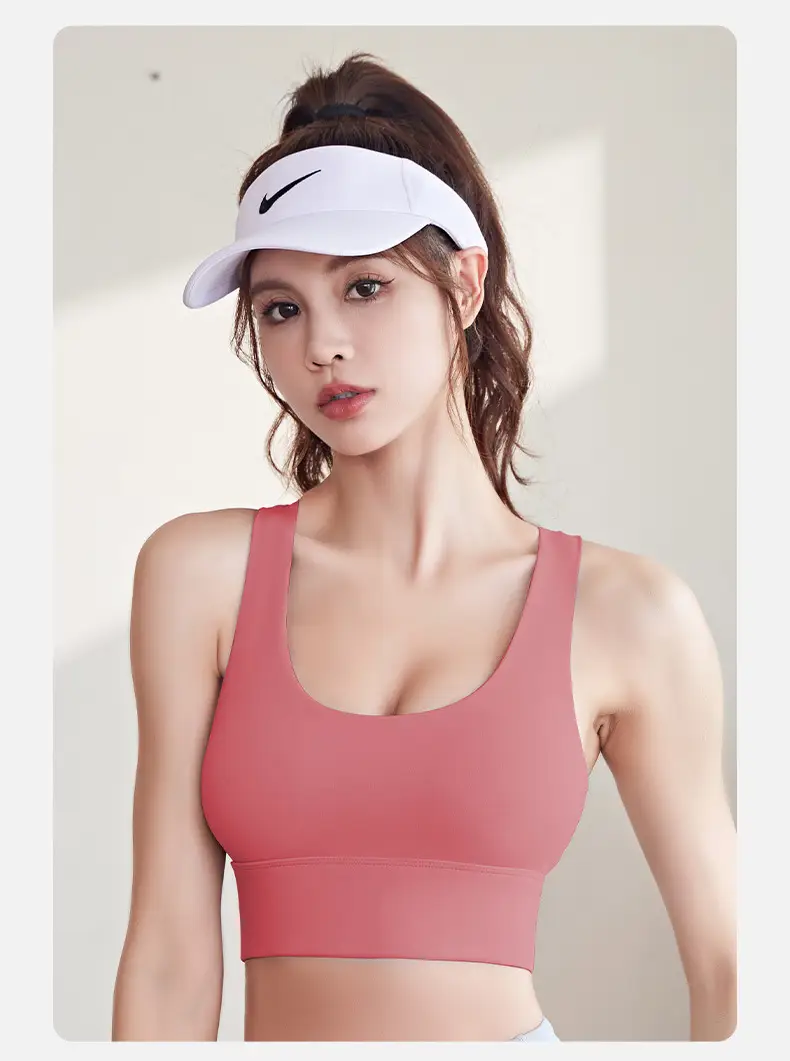 Sports Shock-Proof Underwear, Yoga Vest, Women's Breathable Back-Beautiful Top, Running Fitness Bra, Comfortable Outer Wear with Chest Pads — feature 20