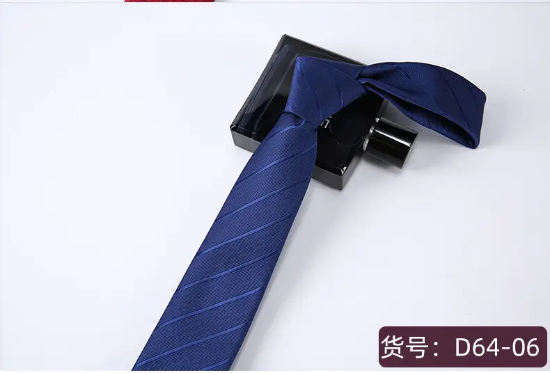 7cm Tie Diagonal Stripe Plaid Jacquard Business Formal Wear Easiest for Match Casual Polyester Silk Accessories Shengzhou Tie Men