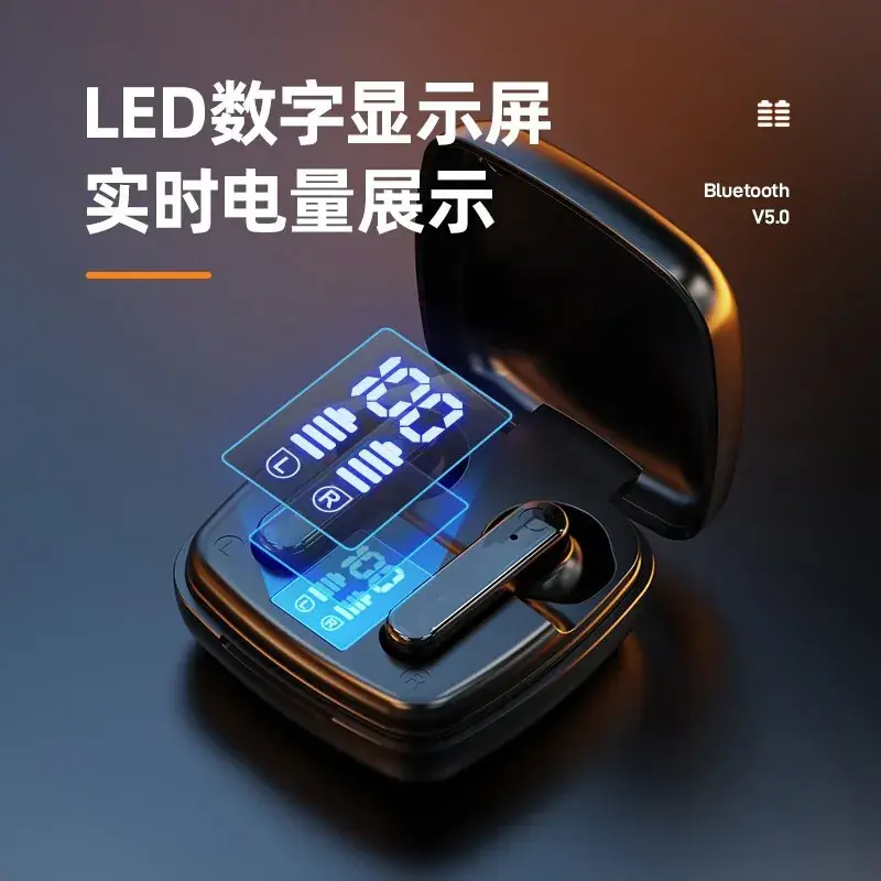 Cross-Border T26 Bluetooth Headset with Smart Display - Image 3