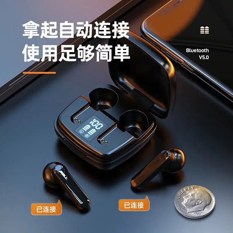 Cross-Border T26 Bluetooth Headset with Smart Display - Image 5