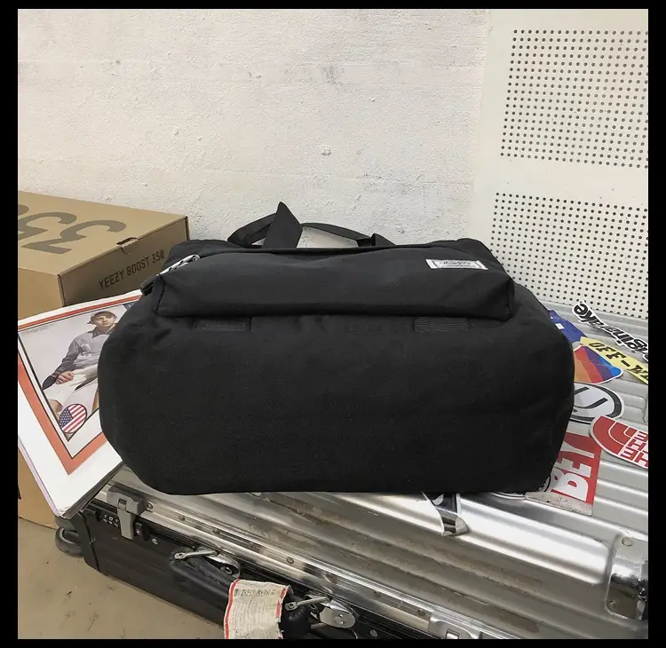 Men's Black Satchel Shoulder Bag Large Capacity Oxford Fabric — feature 43