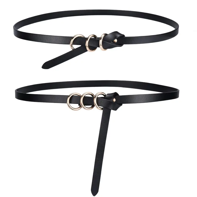 White Photo Frame Belt for Women 110cm - Image 8