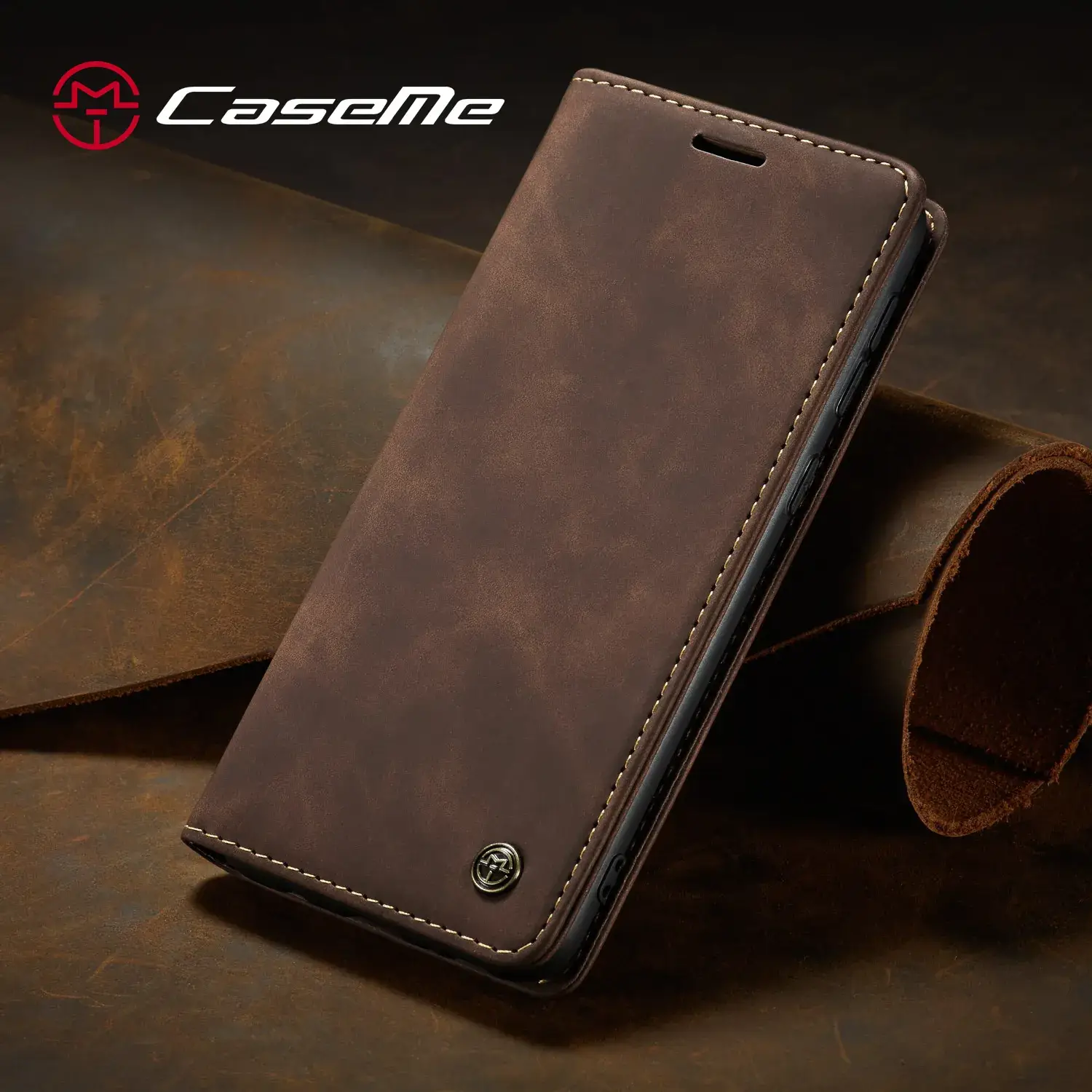 Samsung S21 Leather Anti-Drop Flip Cover Case