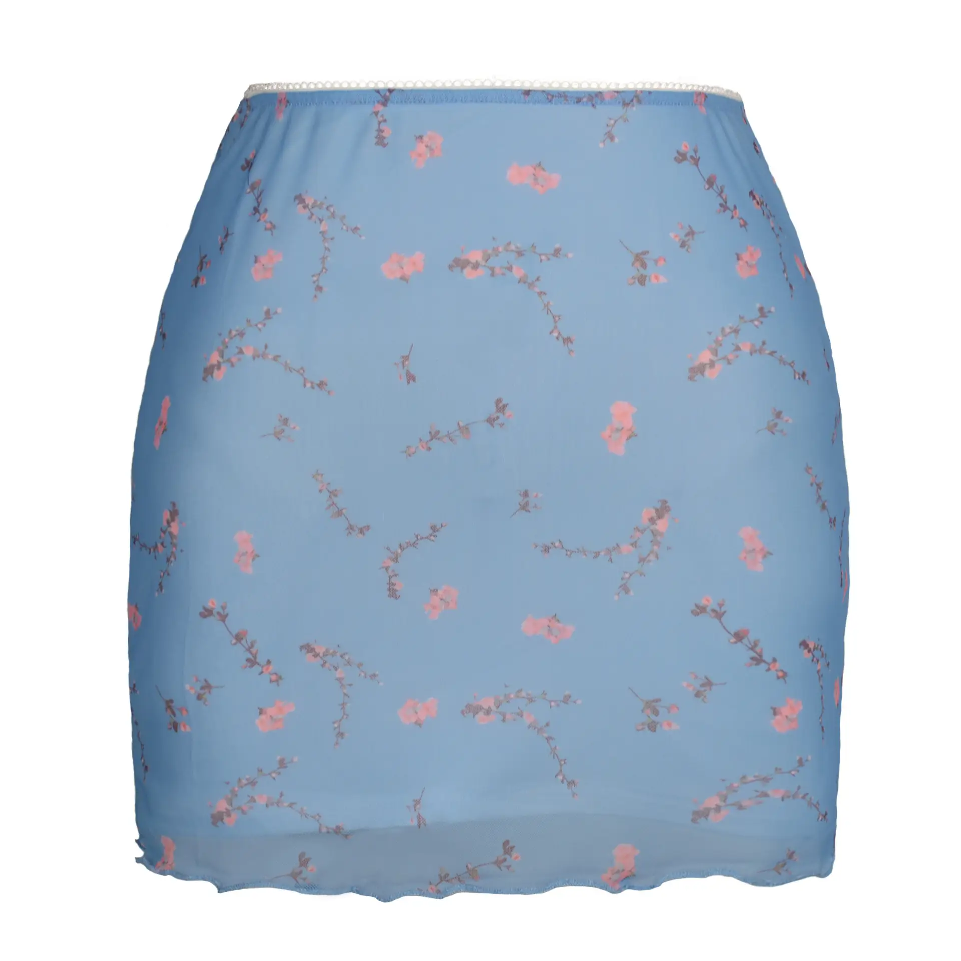 2023 Printed Mesh Skirt High Waist Slim Fit Women - Image 11