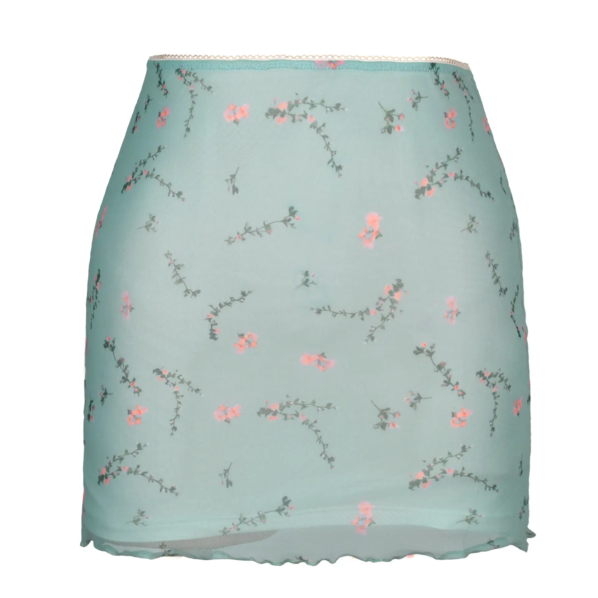 2023 Printed Mesh Skirt High Waist Slim Fit Women - Image 12