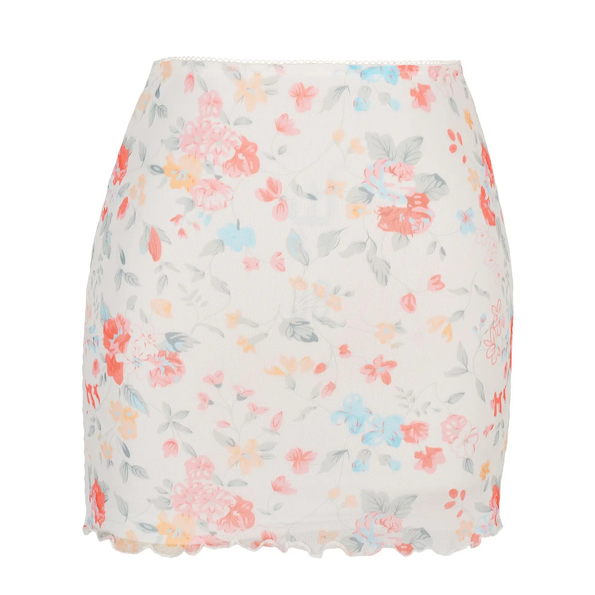 2023 Printed Mesh Skirt High Waist Slim Fit Women - Image 9
