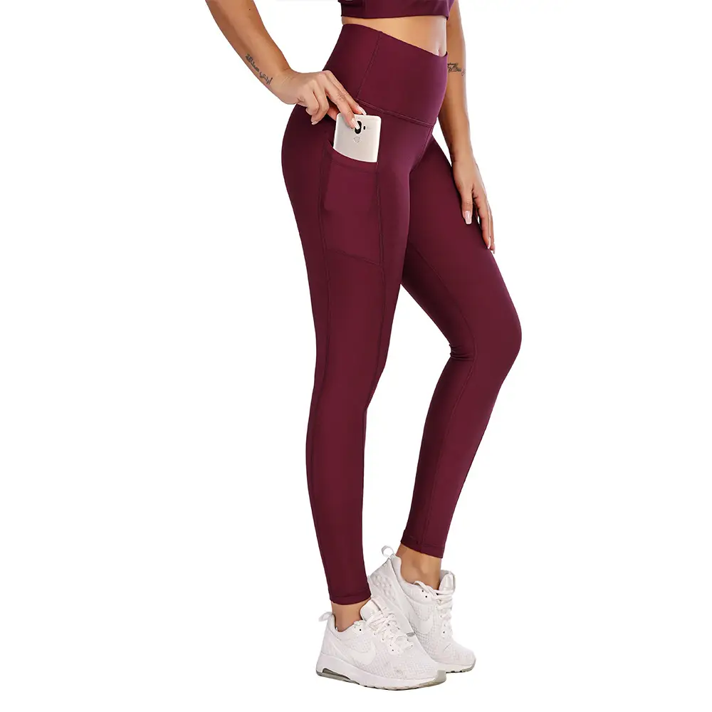 Black High-Waisted Breathable Yoga Leggings - Image 4
