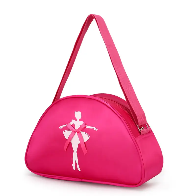 Pink Ballet Print Dance Bag for Girls - Image 9
