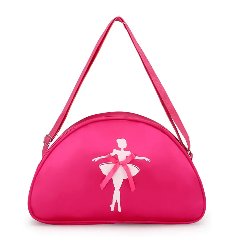 Pink Ballet Print Dance Bag for Girls - Image 2