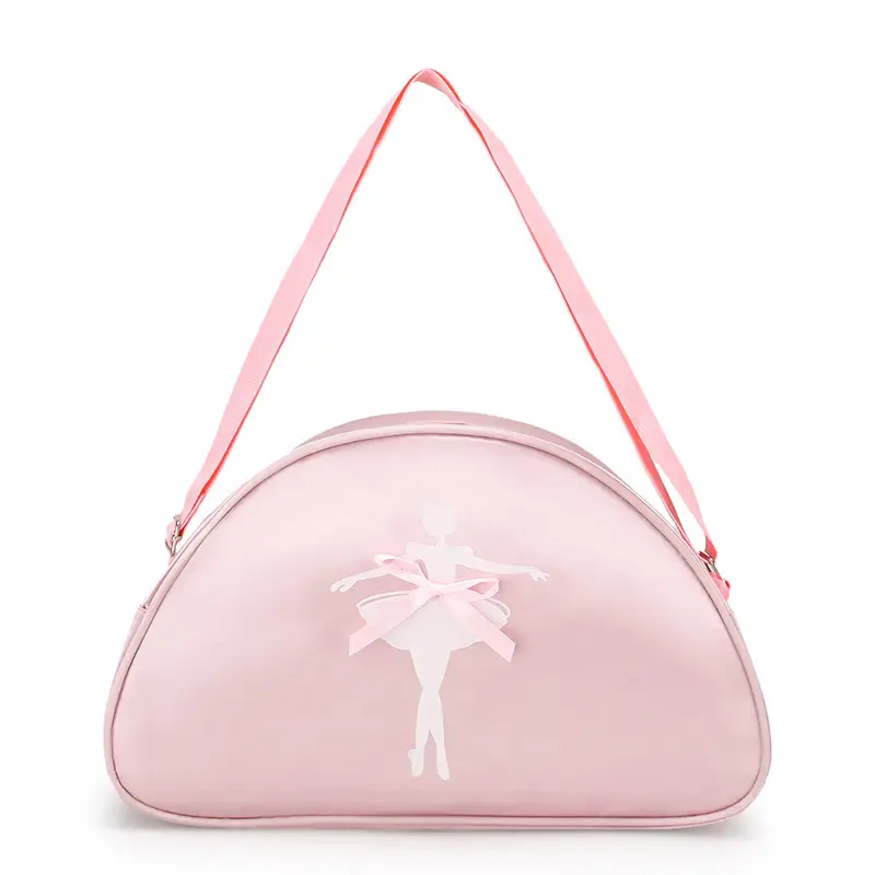 Pink Ballet Print Dance Bag for Girls - Image 4
