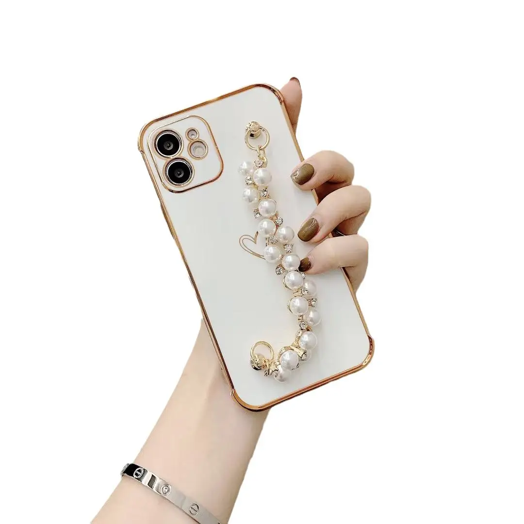 Electroplated Pearl Bracelet for iPhone 13/7 Plus - Image 12