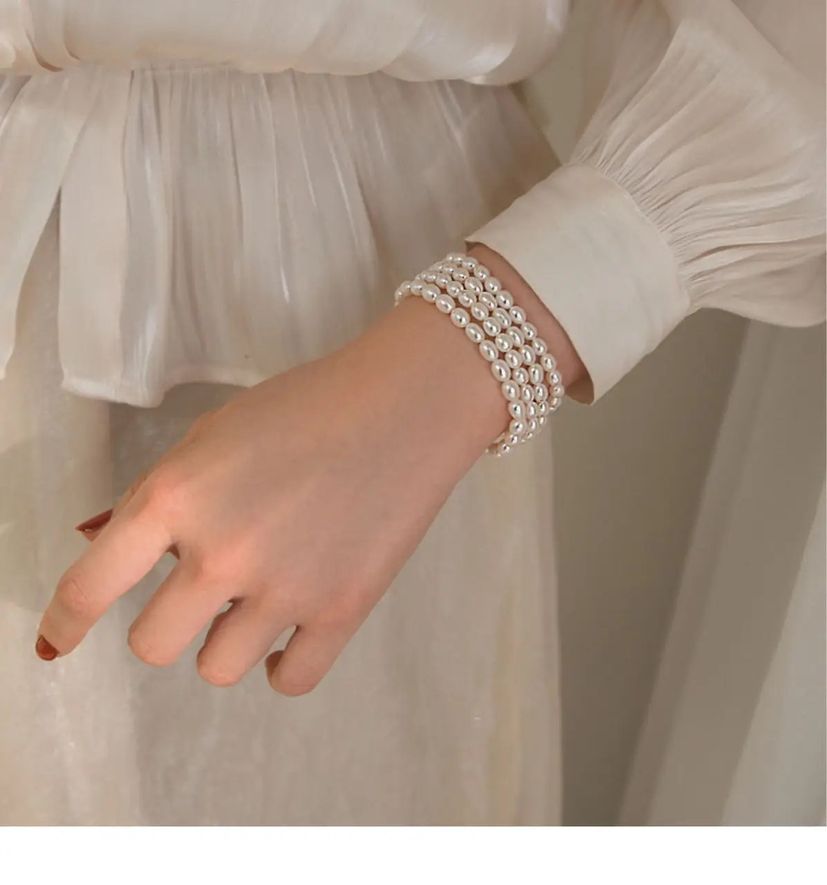 Glossy Pearl Bracelet for Women 14K Gold — feature 10