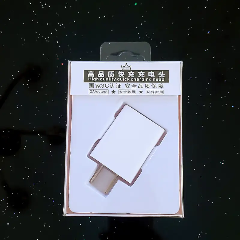 3C Certified Fast USB-C Charging Head 5V2A White Black - Image 6