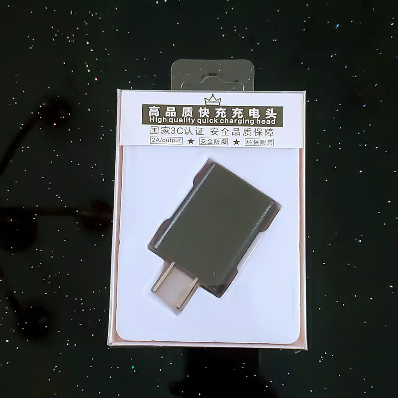 3C Certified Fast USB-C Charging Head 5V2A White Black - Image 7
