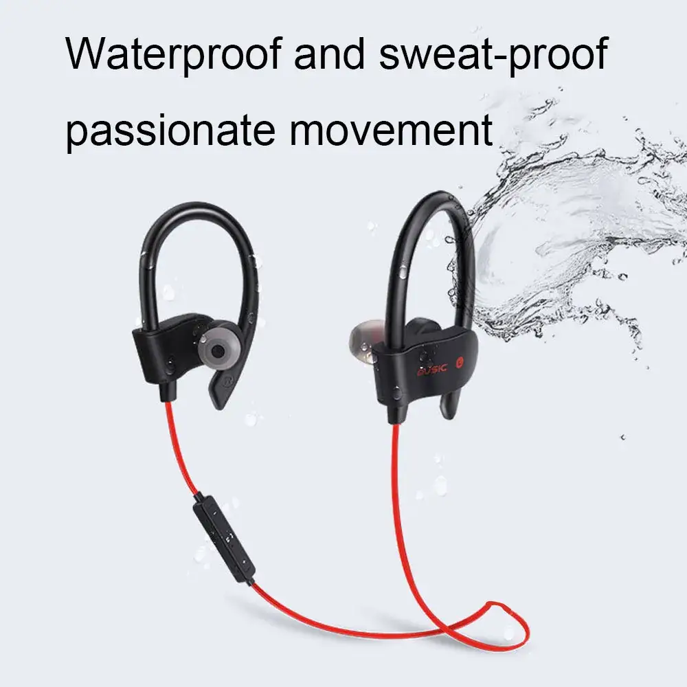 Wireless Cross-Border Neck-Hanging Bluetooth Earbuds Waterproof Sweat Proof - Image 5