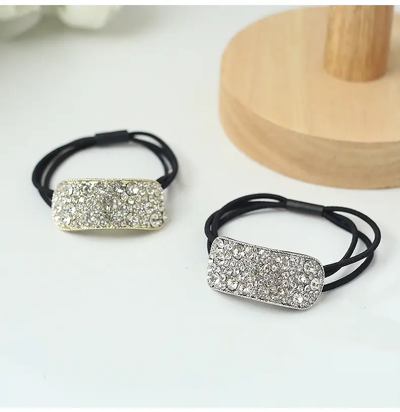 Korean Dongdaemun Rhinestone Hair Ring for Women — feature 5