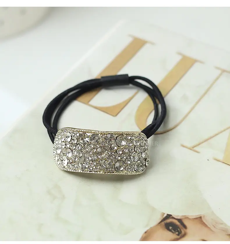 Korean Dongdaemun Rhinestone Hair Ring for Women — feature 6