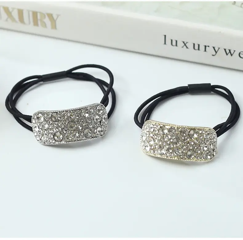 Korean Dongdaemun Rhinestone Hair Ring for Women — feature 9