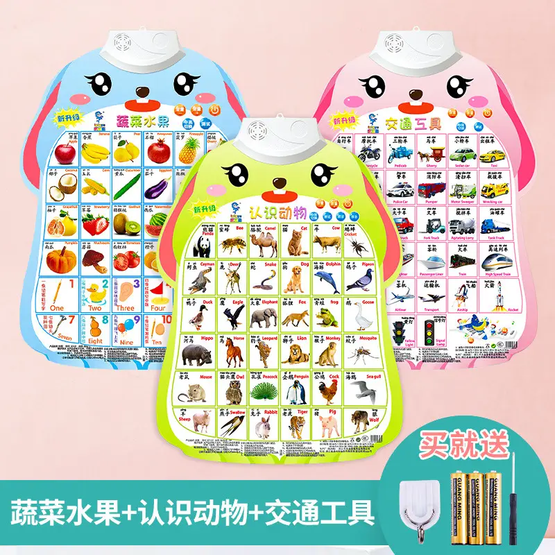 [3 combinations] Vegetables and Fruits + Knowing Animals + means of transportation (buy one get three free)