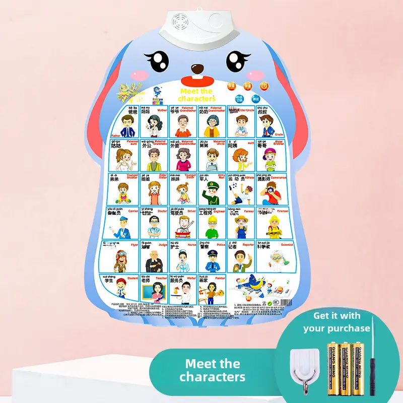 Baby English Letter Wall Sticker for Kids Learning