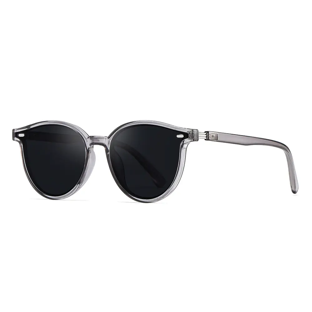 Korean Style Polarizing Sunglasses Black Small Frame - Image 2