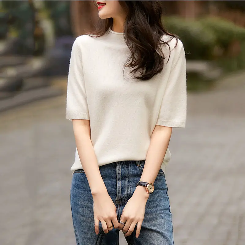 Women's 2023 Summer New Soul Collar Top — feature 3