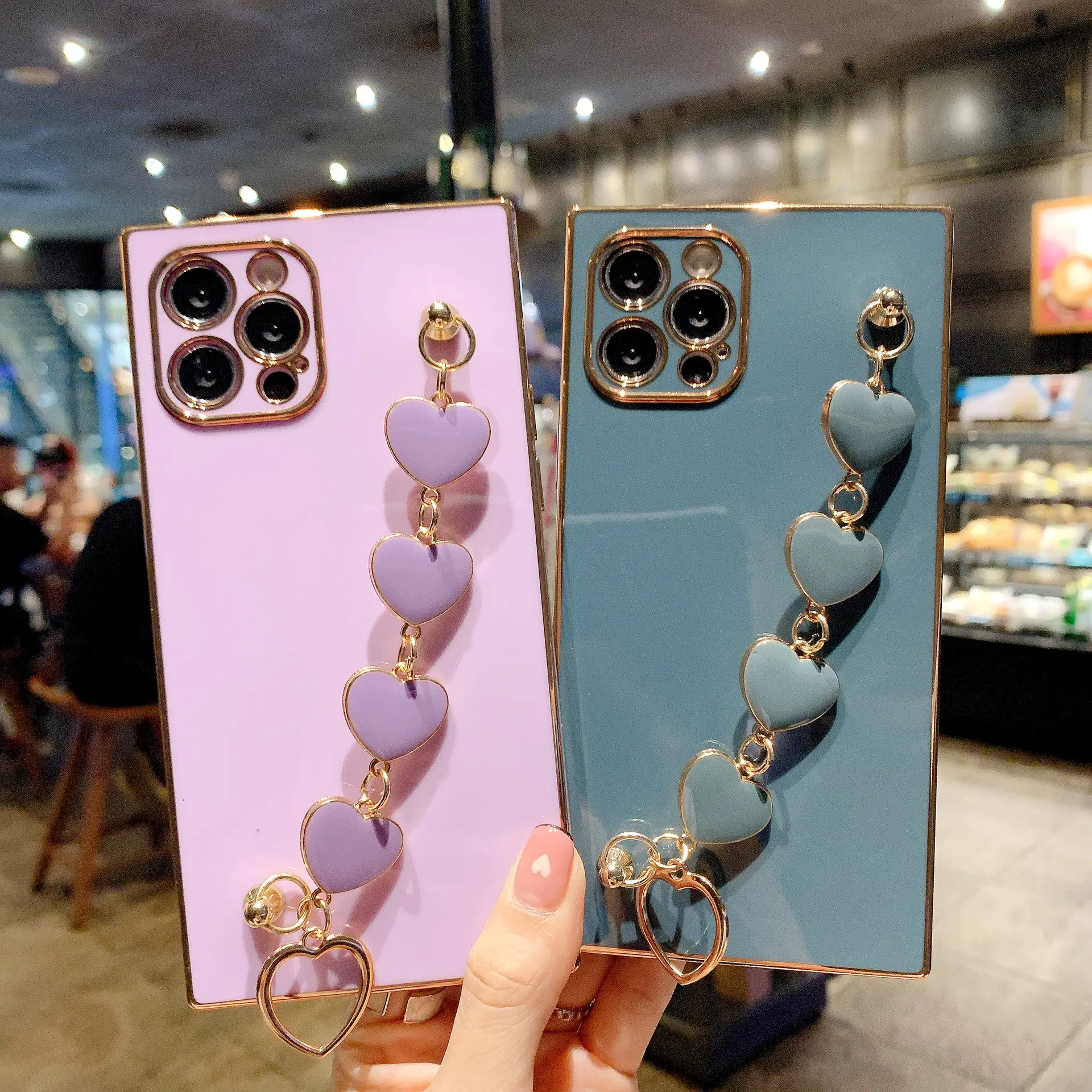 Square Edge Love Bracelet Protective Case for Apple 13 - Image 13