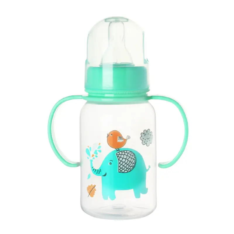 Manufacturer Wholesale Newborn Baby Bottles Food-Grade Plastic Pp Newborn Baby Bottles Anti-Colic Standard Wide-Mouth Bottles