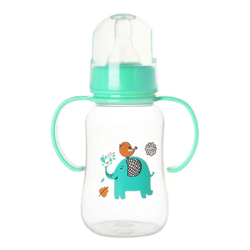 Manufacturer Wholesale Newborn Baby Bottles Food-Grade Plastic Pp Newborn Baby Bottles Anti-Colic Standard Wide-Mouth Bottles