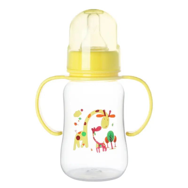 Manufacturer Wholesale Newborn Baby Bottles Food-Grade Plastic Pp Newborn Baby Bottles Anti-Colic Standard Wide-Mouth Bottles