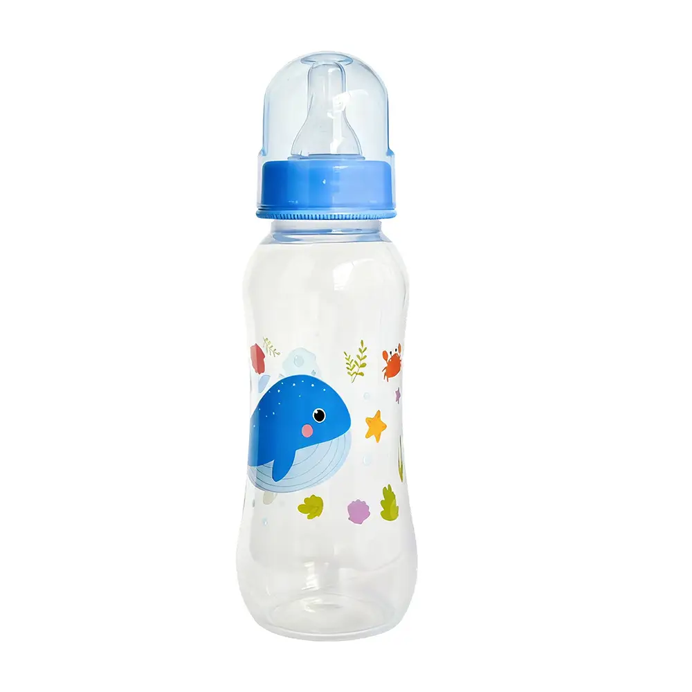 Manufacturer Wholesale Newborn Baby Bottles Food-Grade Plastic Pp Newborn Baby Bottles Anti-Colic Standard Wide-Mouth Bottles