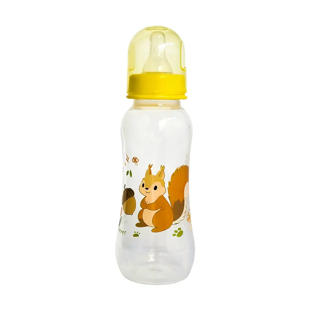 Manufacturer Wholesale Newborn Baby Bottles Food-Grade Plastic Pp Newborn Baby Bottles Anti-Colic Standard Wide-Mouth Bottles
