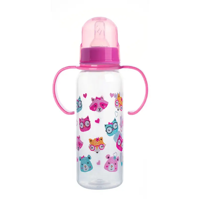 Manufacturer Wholesale Newborn Baby Bottles Food-Grade Plastic Pp Newborn Baby Bottles Anti-Colic Standard Wide-Mouth Bottles
