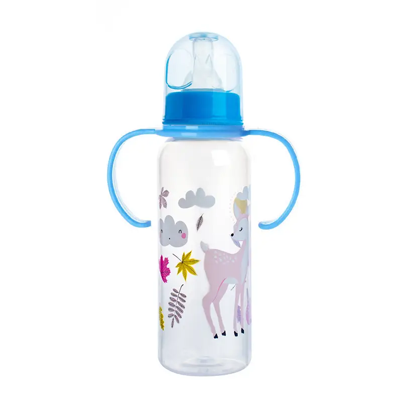 Manufacturer Wholesale Newborn Baby Bottles Food-Grade Plastic Pp Newborn Baby Bottles Anti-Colic Standard Wide-Mouth Bottles
