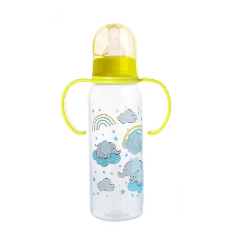 Manufacturer Wholesale Newborn Baby Bottles Food-Grade Plastic Pp Newborn Baby Bottles Anti-Colic Standard Wide-Mouth Bottles