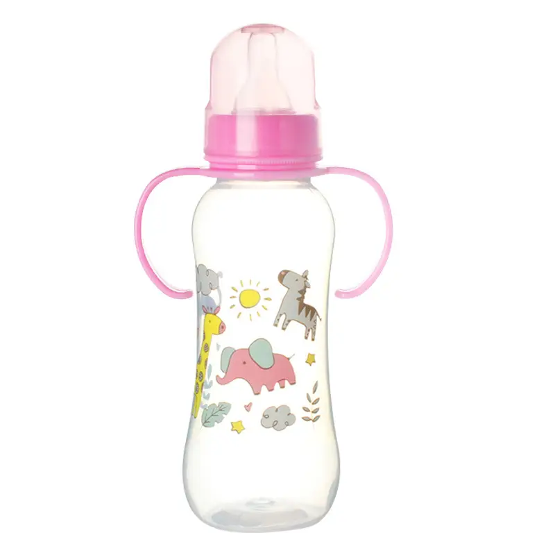 Manufacturer Wholesale Newborn Baby Bottles Food-Grade Plastic Pp Newborn Baby Bottles Anti-Colic Standard Wide-Mouth Bottles