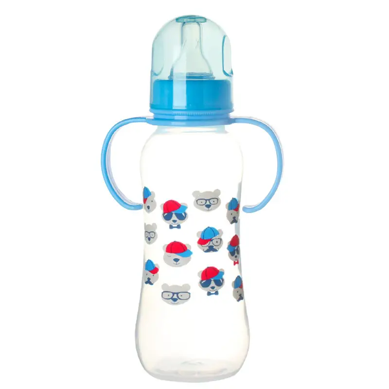 Manufacturer Wholesale Newborn Baby Bottles Food-Grade Plastic Pp Newborn Baby Bottles Anti-Colic Standard Wide-Mouth Bottles