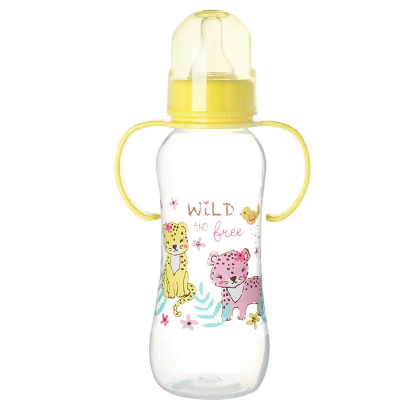 Manufacturer Wholesale Newborn Baby Bottles Food-Grade Plastic Pp Newborn Baby Bottles Anti-Colic Standard Wide-Mouth Bottles