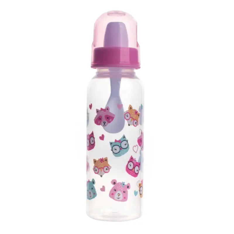 Manufacturer Wholesale Newborn Baby Bottles Food-Grade Plastic Pp Newborn Baby Bottles Anti-Colic Standard Wide-Mouth Bottles