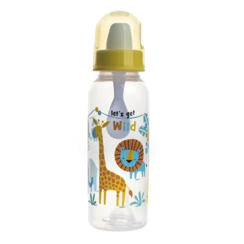 Manufacturer Wholesale Newborn Baby Bottles Food-Grade Plastic Pp Newborn Baby Bottles Anti-Colic Standard Wide-Mouth Bottles