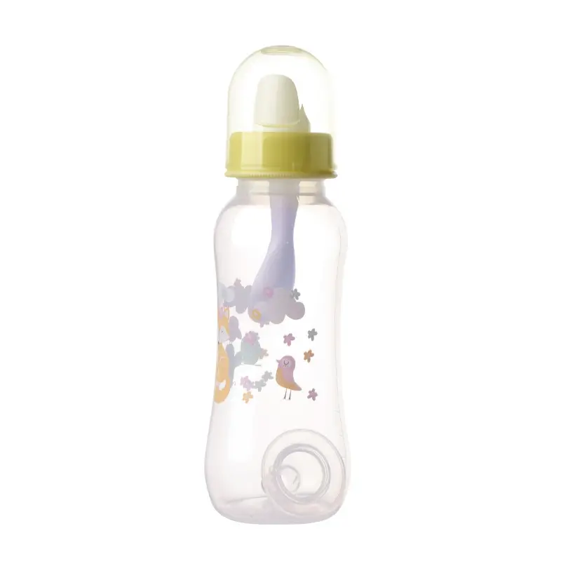 Manufacturer Wholesale Newborn Baby Bottles Food-Grade Plastic Pp Newborn Baby Bottles Anti-Colic Standard Wide-Mouth Bottles