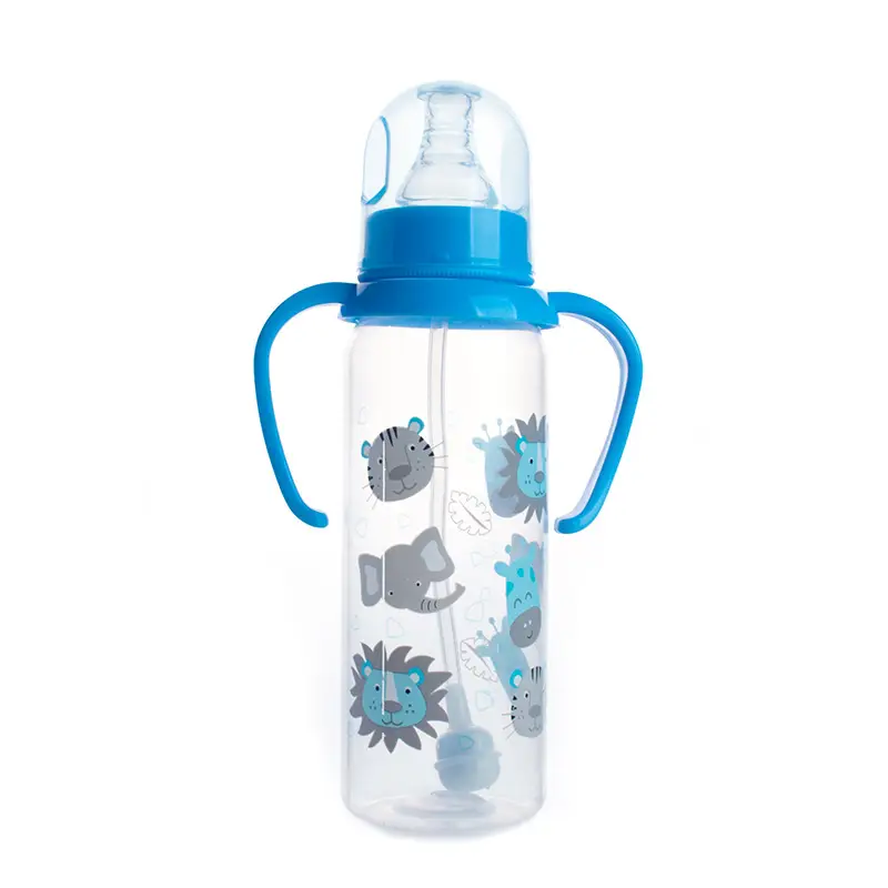 Manufacturer Wholesale Newborn Baby Bottles Food-Grade Plastic Pp Newborn Baby Bottles Anti-Colic Standard Wide-Mouth Bottles