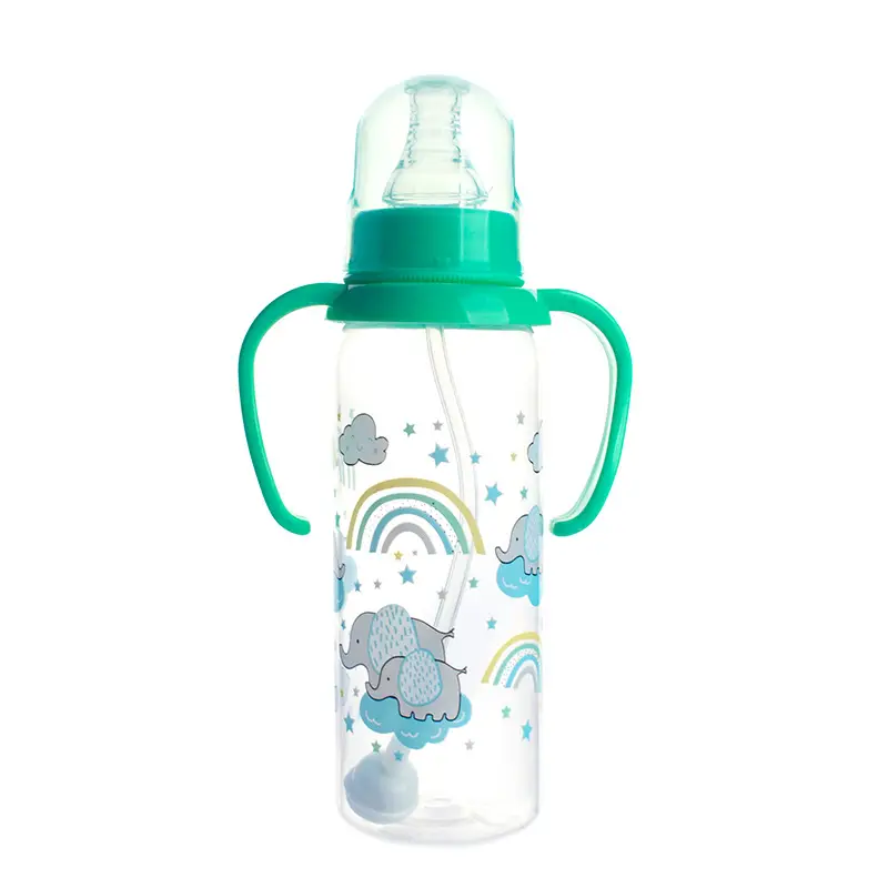 Manufacturer Wholesale Newborn Baby Bottles Food-Grade Plastic Pp Newborn Baby Bottles Anti-Colic Standard Wide-Mouth Bottles