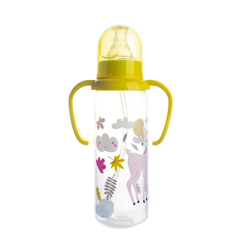 Manufacturer Wholesale Newborn Baby Bottles Food-Grade Plastic Pp Newborn Baby Bottles Anti-Colic Standard Wide-Mouth Bottles