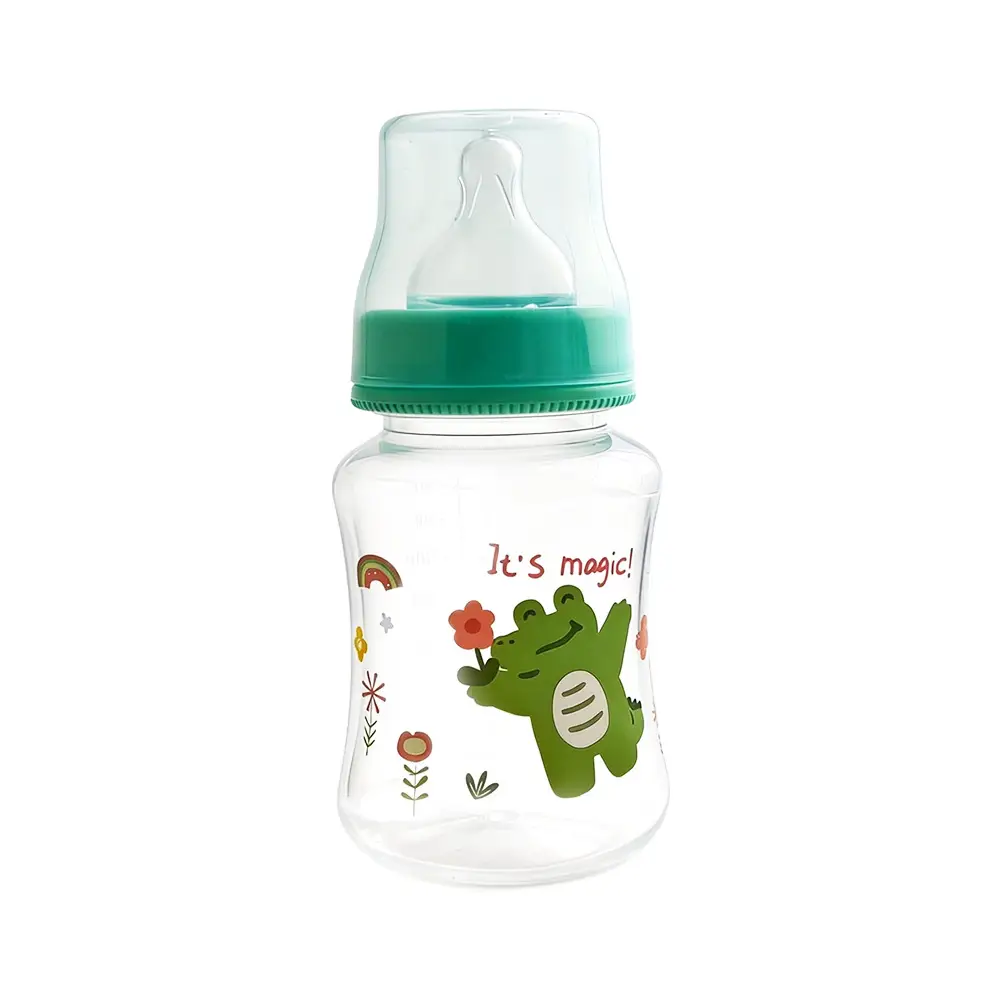 Manufacturer Wholesale Newborn Baby Bottles Food-Grade Plastic Pp Newborn Baby Bottles Anti-Colic Standard Wide-Mouth Bottles