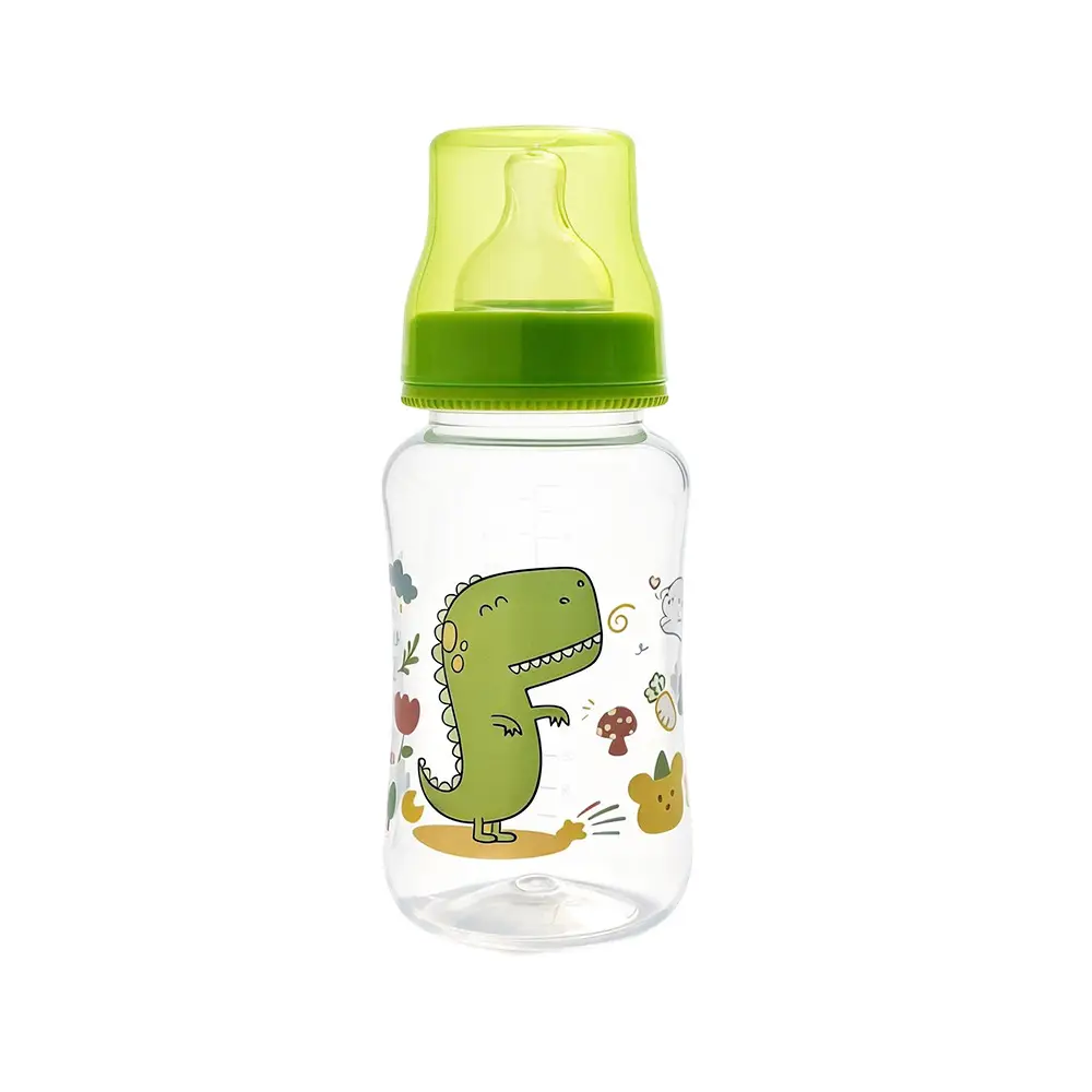 Manufacturer Wholesale Newborn Baby Bottles Food-Grade Plastic Pp Newborn Baby Bottles Anti-Colic Standard Wide-Mouth Bottles