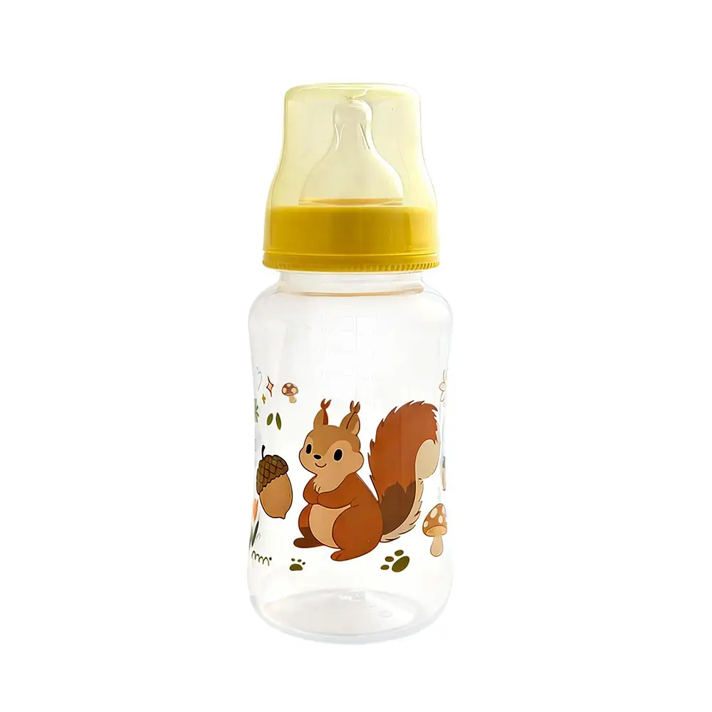 Manufacturer Wholesale Newborn Baby Bottles Food-Grade Plastic Pp Newborn Baby Bottles Anti-Colic Standard Wide-Mouth Bottles